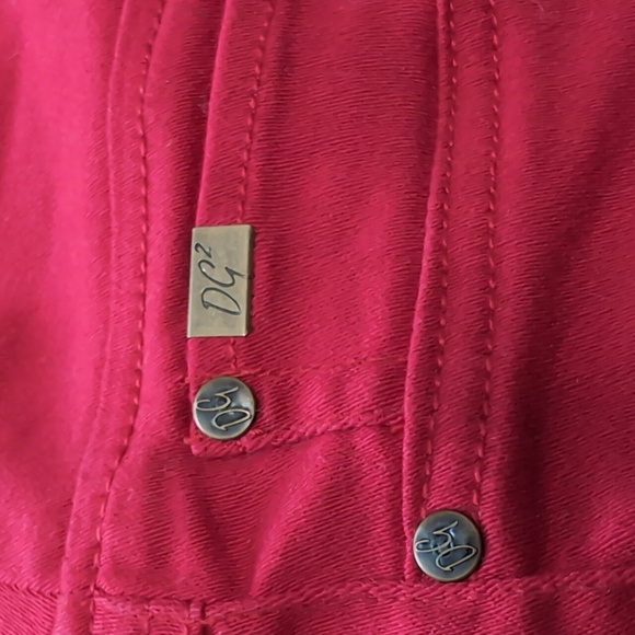 Diane Gilman DG2 Boot Cut Pants stretchy Size Medium Red - Picture 11 of 11